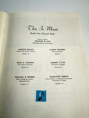 1963 This Is Music Text Book Instrumental Help Illustrated Sheet Allyn & Bacon