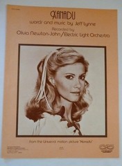 XANADU Movie Sheet Music OLIVIA NEWTON-JOHN Jeff Lynne ELECTRIC LIGHT ORCHESTRA