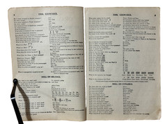 1901 Time and Tune Ransom H. Randall Music Elocution Book Evanston IL RARE