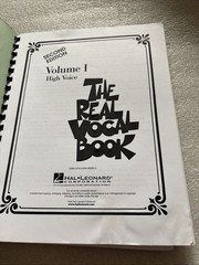 Hal Leonard The Real Vocal Book – Volume 1 Low Voice Softcover (water damage)