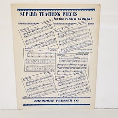 Vintage 1950 Evening Prayer Piano Solo Sheet Music by Anne Robinson