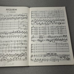 Mozart Requiem Sheet Music Four-Part Chorus & Solo with Piano