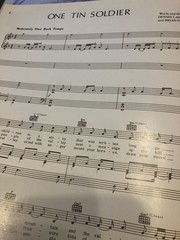 1974 COVEN/BILLY JACK sheet music ONE TIN SOLDIER