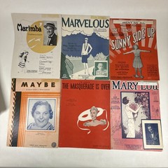 Vintage 1920&rsquo;s-1950&rsquo;s Large Sheet Music Lot Of 115 (2)