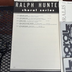 SATB Sheet Music Lot Of 24 Sheets Church Choral Sacred Christian Choir VG