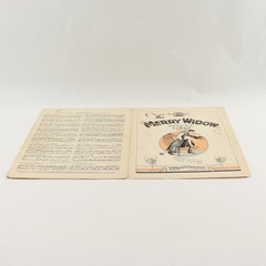 Antique 1908 Sheet Music For Piano The Merry Widow Waltz by Franz Lehar