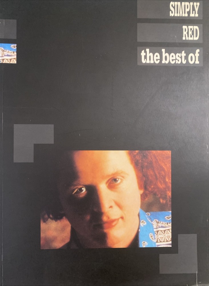 Simply Red The Best Of Simply Red Songbook Sheet Music RARE Italy Press 1991