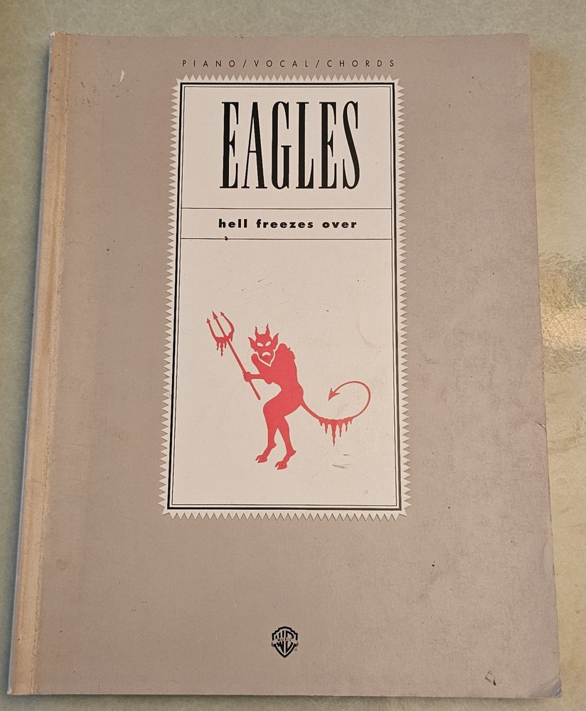 The Eagles Hell Freezes Over Songbook 1995 Piano Vocal Guitar Sheet Music Book
