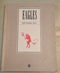 The Eagles Hell Freezes Over Songbook 1995 Piano Vocal Guitar Sheet Music Book