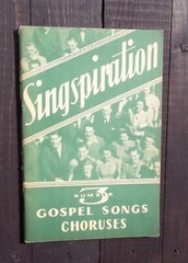 SHEET MUSIC BOOK, SINGSPIRATION NUMBER 3 GOSPEL SONGS CHORUSES, SMITH 1943 (631)