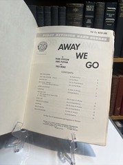 FIRST DIVISION BAND COURSE AWAY WE GO MUSIC BOOK FOR 1st Eb ALTO SAXOPHONE