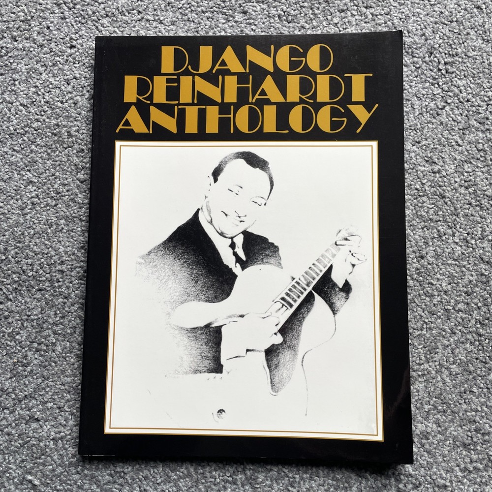 Django Reinhardt Anthology Sheet Music Guitar Book 1984 Very Good , 112 Pages