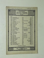 Grandfather&rsquo;s Clock (Female Voices) Work-Parks 1935