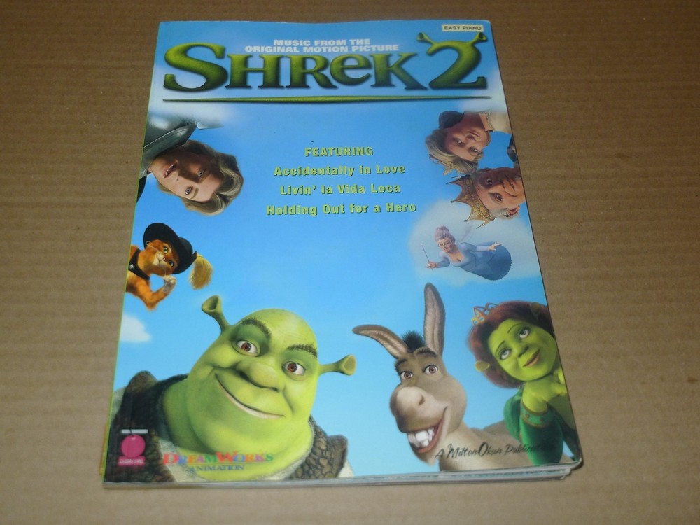 SHREK 2 cherry lane SONGBOOK sheet music 2004 easy piano