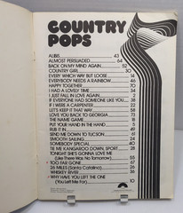 Country Pops Sheet Music Song Book Piano Vocals Guitar 70s M2