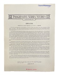 Progressive Series Studies No 1607 Annotation Study In A Flat Major