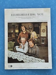 All In The Family 1971 Opening AND Closing Theme Archie Bunker TV Sheet Music !