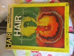 Vintage « Hair » The Rock Musical Songs,Vocals,Photos and more Book 1967/68. Fair