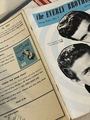 THE EVERLY BROTHERS 1959 Vintage Song Book Acuff-Rose Song Folio No. 1