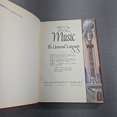 Music The Universal Language ~ 1941 Vintage Hardcover Songbook Hymnal