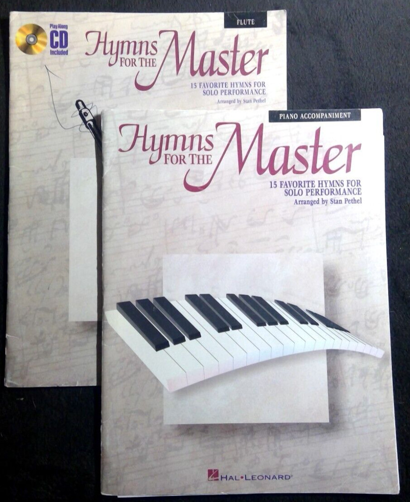 Hymns for the Master for Flute + Piano Accompaniment + Play Along CD (2 books)