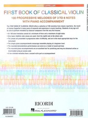 First Book of Classical Violin