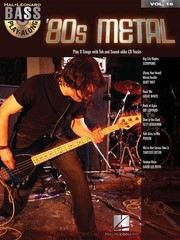 80s Metal Bass Play-Along Vol 16 Bass Guitar Notes & Tab Sheet Music Book CD