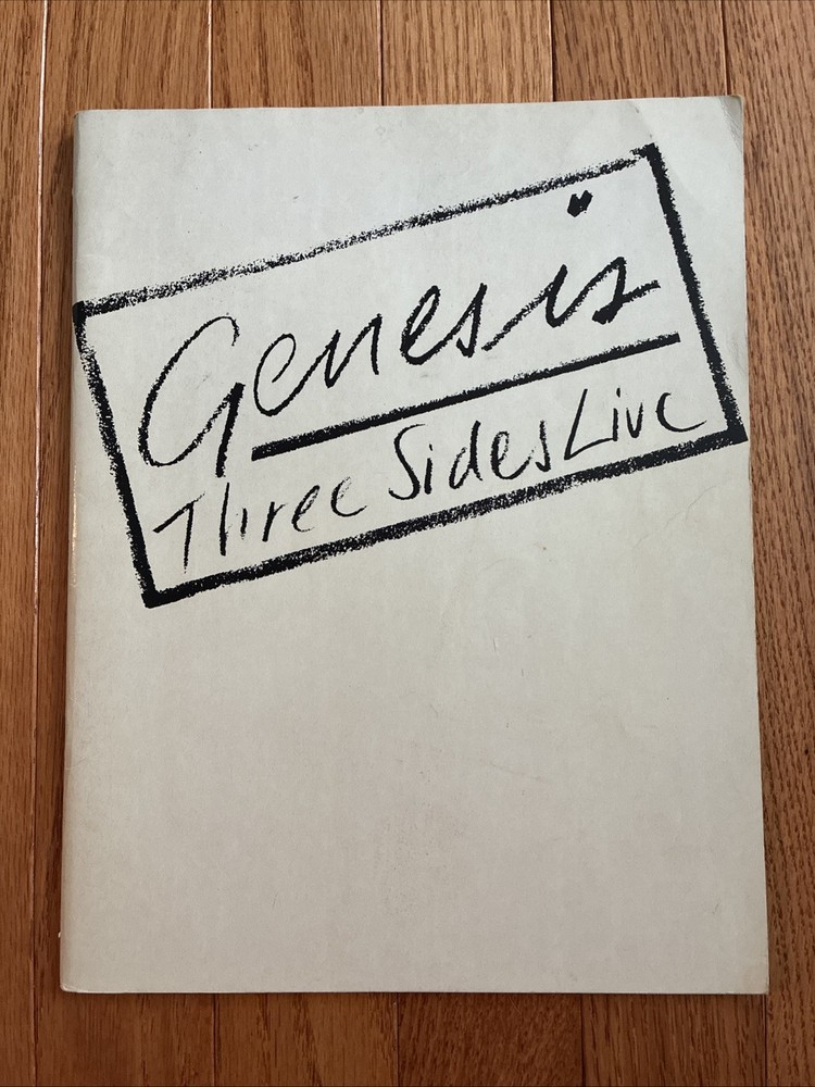 Genesis: Three Sides Live Sheet Music Song Book (1982, Rare)