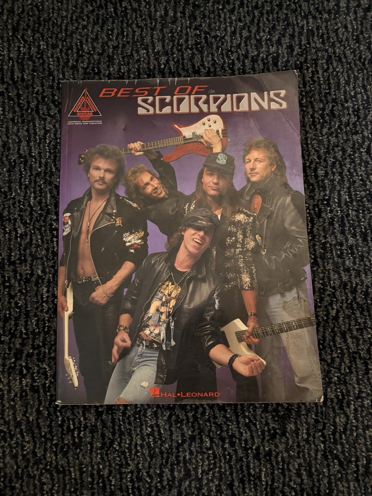 Hal Leonard Best of Scorpions Rock Sheet Music Tab for Electric Guitar Band