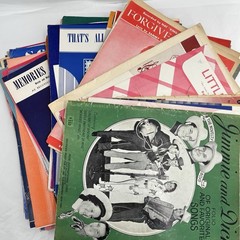 Vintage Sheet Music Lot Various Conditions And Genres 60ish Pieces