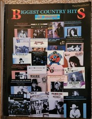 VTG Country Music Set of 5 Song Book Piano Guitar Chords 1970s-1990s +Bonus