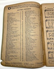 Vintage White Sparrow Song Book Willam Alfred White CopyRight 1917 100 Best Song
