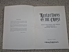 REFLECTIONS ON THE CROSS piano & organ duets, Arr. Eleanor Whitsett, Lillenas 85