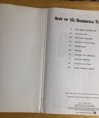 Best Of The Marshall Tucker Band Guitar/Vocal Songbook 2007 Cherry Lane Music Co