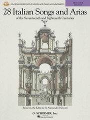 28 Italian Songs & Arias of the 17th and 18th Centuries High Voice CDs 050600451