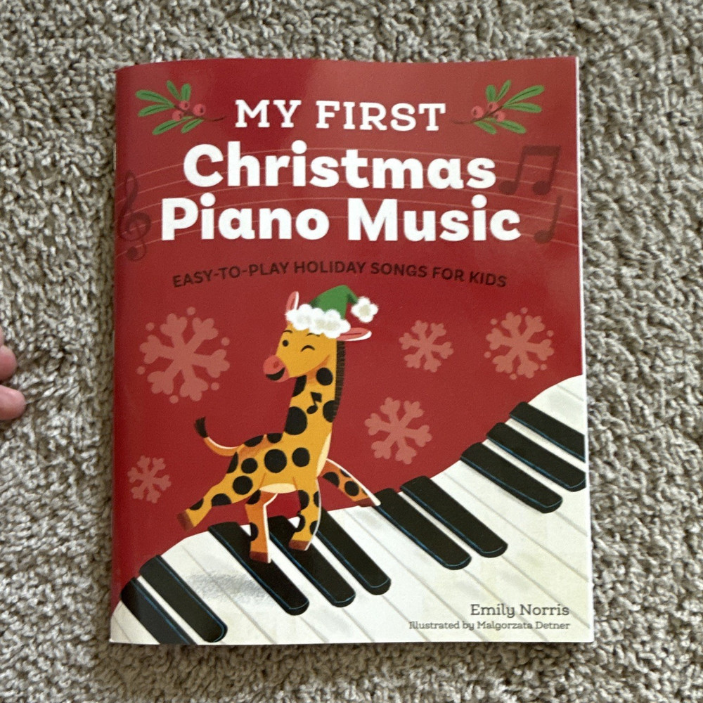 My First Christmas Piano Sheet Music Songbook Holiday Kids Beginner Solo