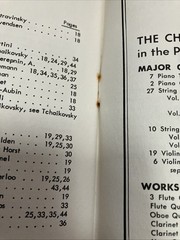 1956 Peters Edition Orchestra Music Catalogue For Sale Or Rent C. F. Peters Corp