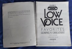 100 Low Voice Favorites: Gospel’s Greatest Vol II, Singspiration, Vocal, Accomp.
