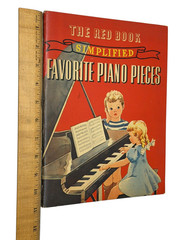 1939 The Red Book Simplified Favorite Piano Pieces Whitman Songbook