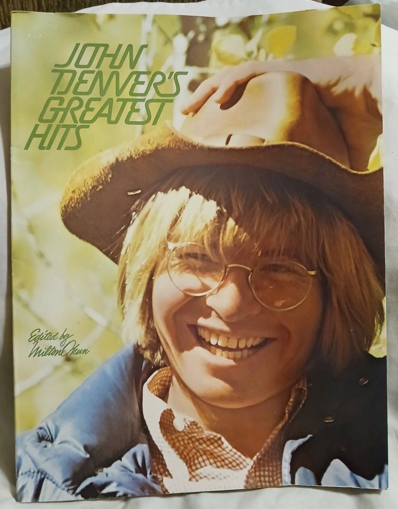 1977 John Denver&rsquo;s Greatest Hits Songbook PB 56 Pages Piano Voice Guitar