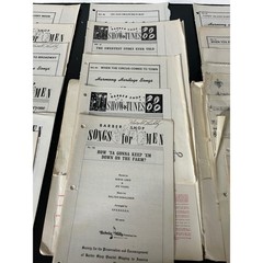 Sheet Music Large Bulk Lot Vintage Barbershop Quartet Harmony Heritage Songs
