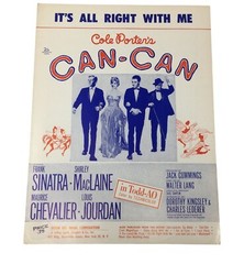 It&rsquo;s All Right With Me Cole Porter&rsquo;s Can-Can Sheet music