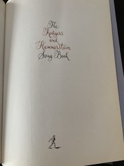 Vintage 1958 The Rodgers And Hammerstein Song Book Illustrated With Hardcover