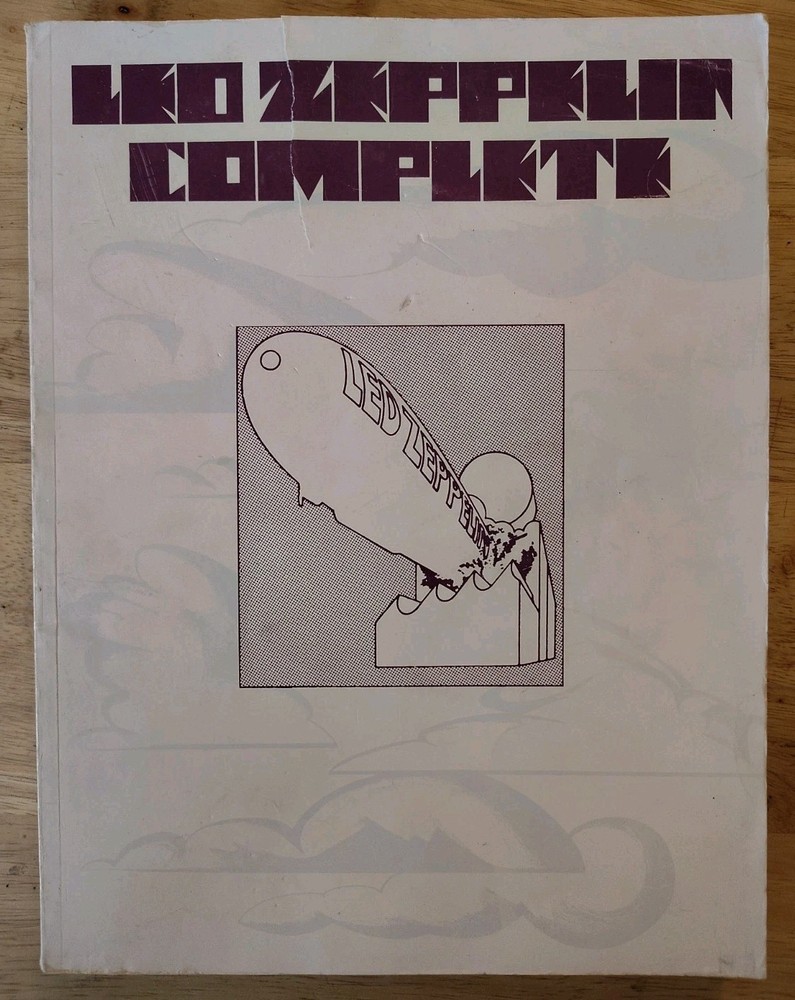 Led Zeppelin Complete sheet music & lyrics Book -Superhype Publishing.