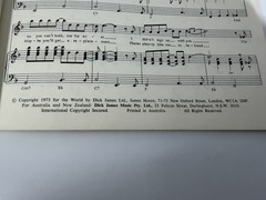 Goodbye Yellow Brick Road Songbook – Published by Dick James Music Aust 1973