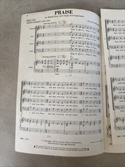 Sacred Choral Octavo Grab Bag 16 SATB Church Anthems (1960s)
