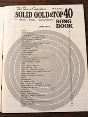 Solid Gold & Top 40 Song Book -Charles Hansen Publication – music book