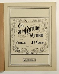 The Agnew 20th Century Method for Spanish Guitar (1901) Rare Vintage Instruction