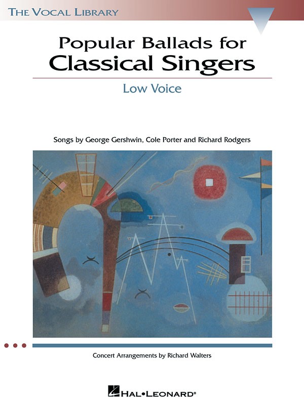 Popular Ballads Classical Singers Low Voice Vocal Sheet Music Songs Book