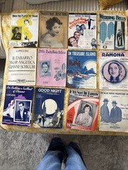 Lot of 12 Vintage Sheet Music – Movie Classical Show Tunes-Lot 1
